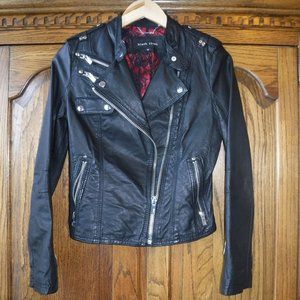 Black short Leather jacket